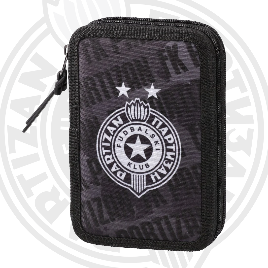 FK PARTIZAN PENCIL CASE WITH 2 ZIPS