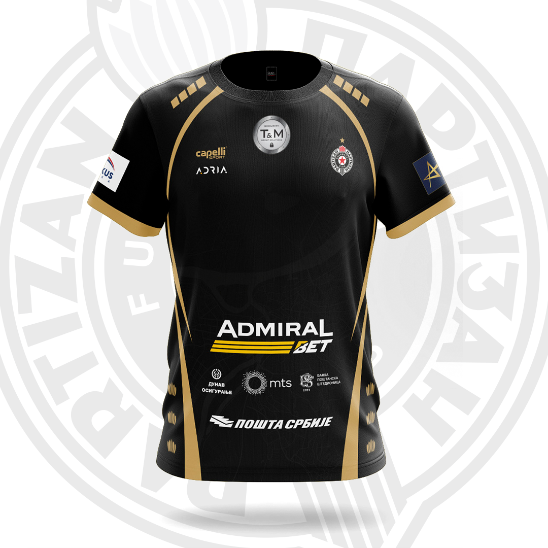 PARTIZAN HANDBALL JERSEY (BLACK)